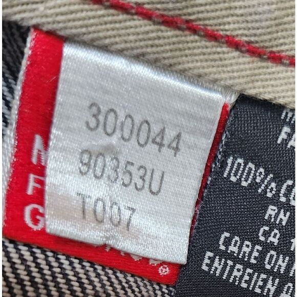 Vintage Marithe Francois Girbaud Black Wash Straight Leg Denim Jeans Size 54 - Picture 9 of 9